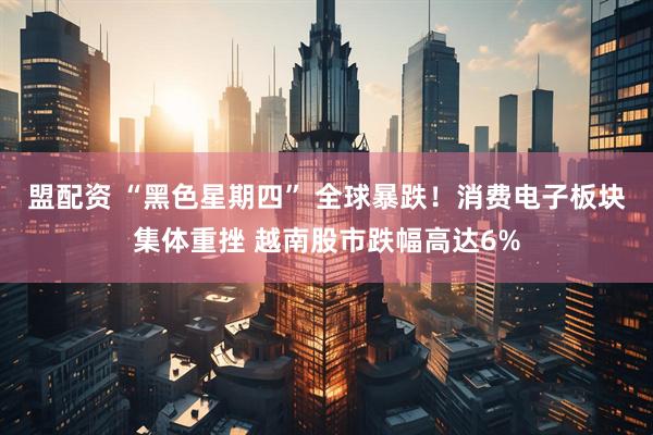 盟配资 “黑色星期四” 全球暴跌！消费电子板块集体重挫 越南股市跌幅高达6%
