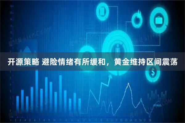 开源策略 避险情绪有所缓和，黄金维持区间震荡